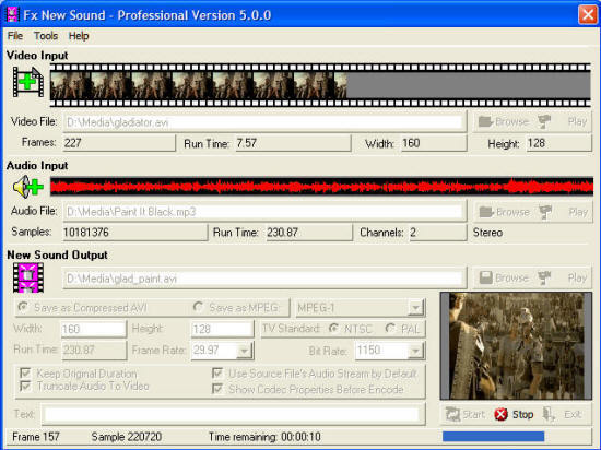 Fx Resounder Movie Audio Replacer Screenshot